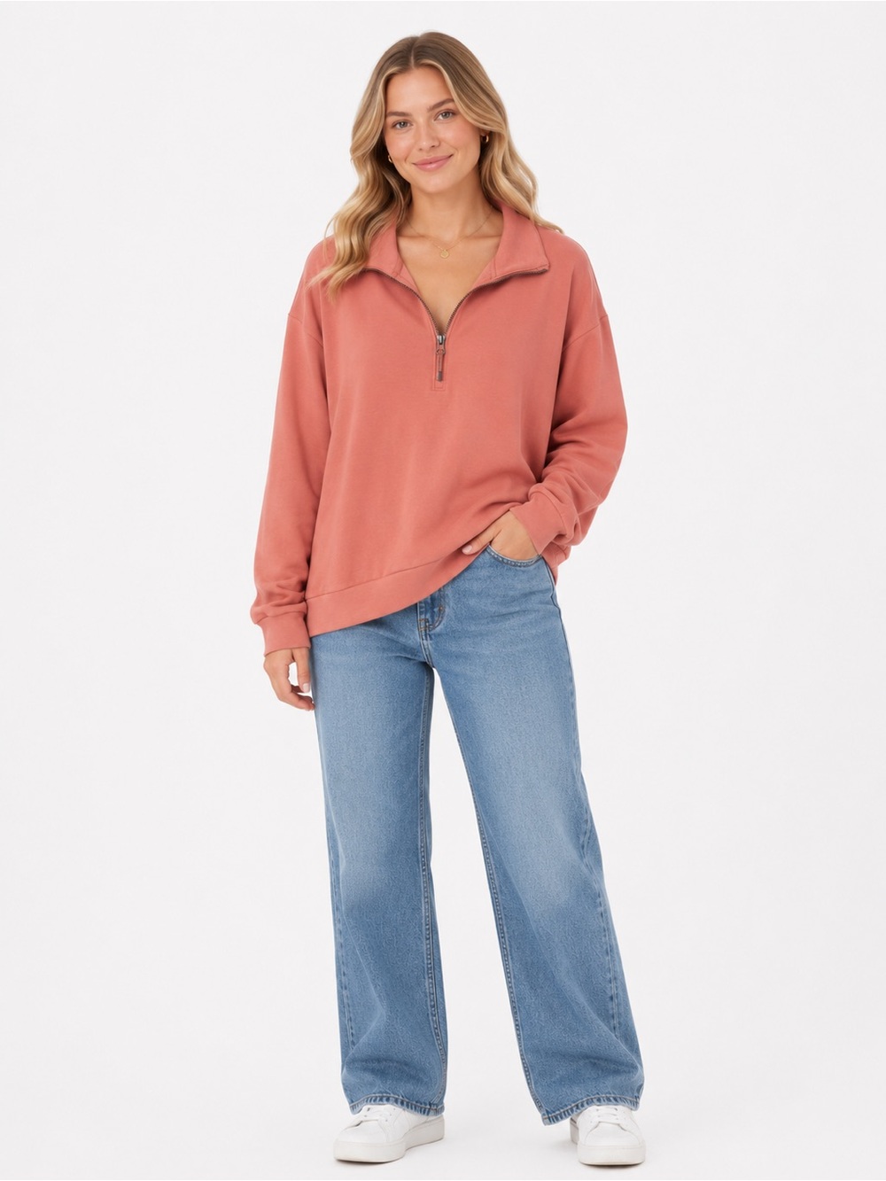 Member's Mark Sandwash Quarter-Zip Pullover – Size XL
